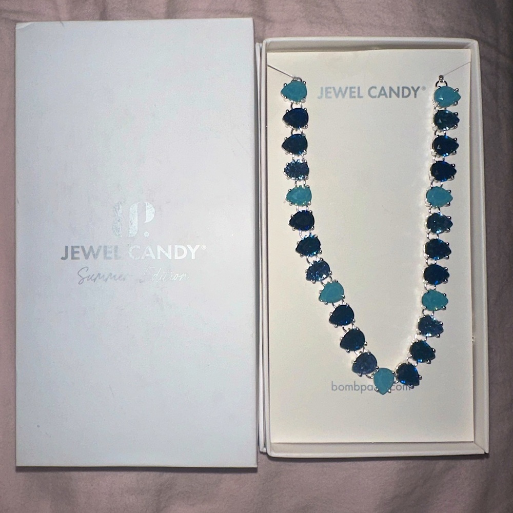 Bomb Party summer jewel candy necklace Blueberry Pie